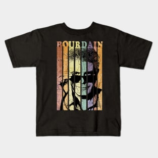 bourdain sunglasses//Retro Vintage aesthetic Kids T-Shirt